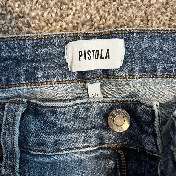 Pistola Denim Aline Ankle Skinny Blue Jeans Dark Wash Women’s Size 29 / Size 8 - Picture 5 of 10